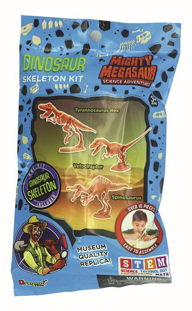 Kit schelet dinozaur blind bag